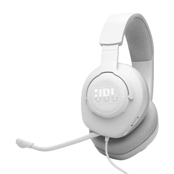 JBL Quantum 100 M2 | Wired Over-Ear Gaming Headset - Compatible with All Platforms - White