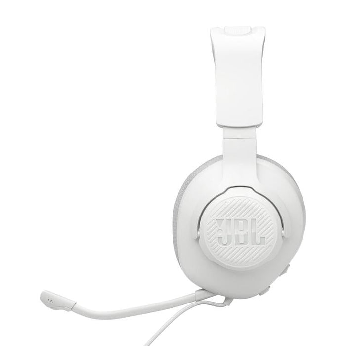 JBL Quantum 100 M2 | Wired Over-Ear Gaming Headset - Compatible with All Platforms - White