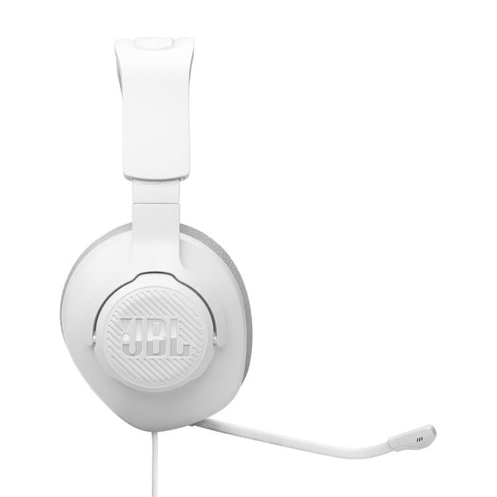 JBL Quantum 100 M2 | Wired Over-Ear Gaming Headset - Compatible with All Platforms - White