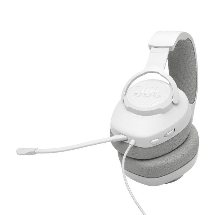 JBL Quantum 100 M2 | Wired Over-Ear Gaming Headset - Compatible with All Platforms - White