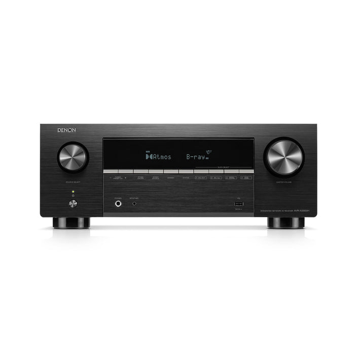 Denon AVRX2900H | Récepteur AV - 7.2 canaux - Cinéma maison - 8K - HEOS - Noir | 01 | Sonxplus Chibougamau