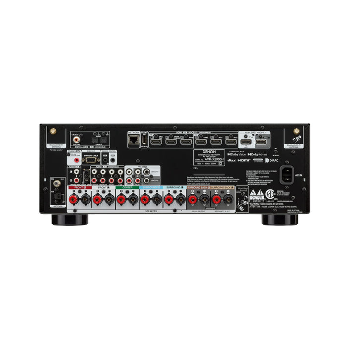 Denon AVRX2900H | Récepteur AV - 7.2 canaux - Cinéma maison - 8K - HEOS - Noir | 03 | Sonxplus Chibougamau