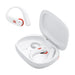JBL Endurance Peak 4 | Écouteurs intra-auriculaire - TwistLock  - Blanc/Orange | 02 | Sonxplus Chibougamau