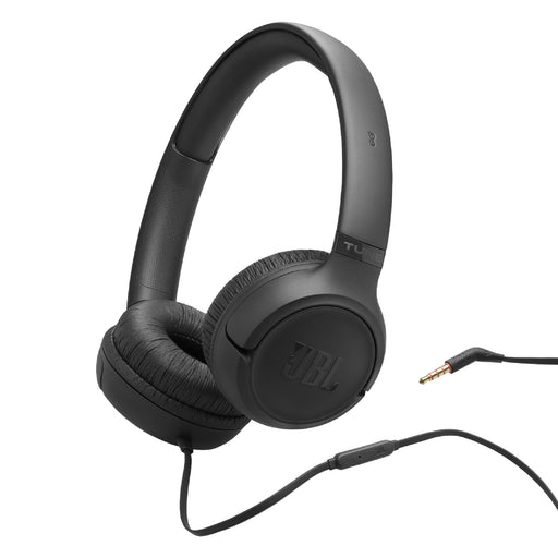 JBL Tune 530 | Écouteurs supra-auriculaire - Fil - Pliable - Noir | 01 | Sonxplus Chibougamau