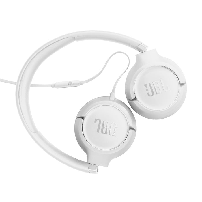 JBL Tune 530 | Écouteurs supra-auriculaire - Fil - Pliable - Blanc | 03 | Sonxplus Chibougamau