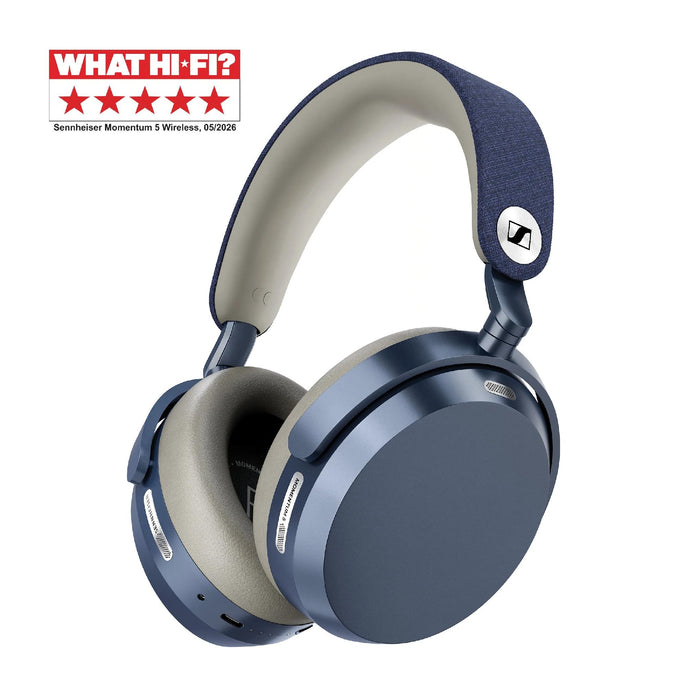 Sennheiser MOMENTUM 5 Wireless | Écouteurs supra-auriculaires - Sans fil - Réduction adaptative du bruit - Denim | 04 | Sonxplus Chibougamau