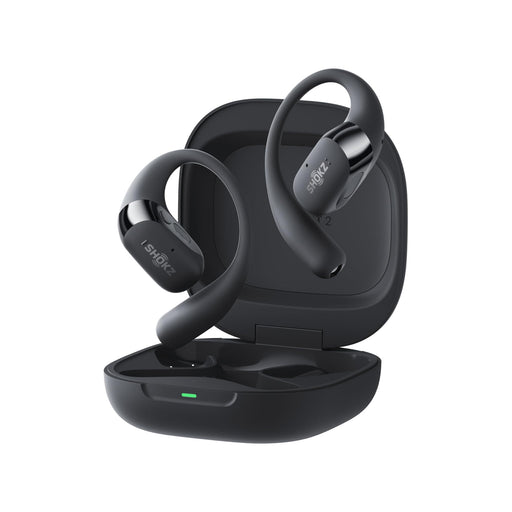 SHOKZ OpenFit 2+ | Open-Ear Headphones - Up to 48 Hours of Playback - Bluetooth - Black | 01 | Sonxplus Chibougamau