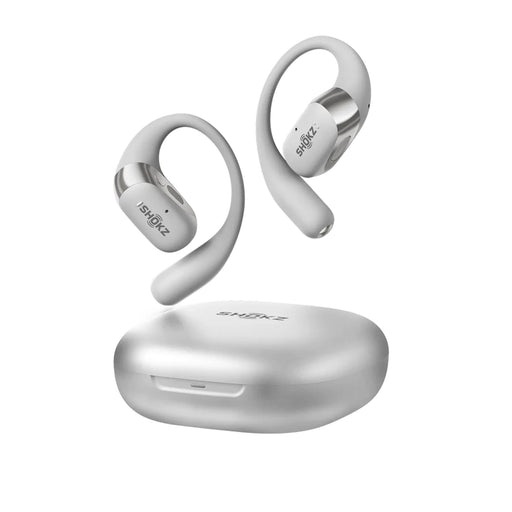 SHOKZ OpenFit 2+ | Open-Ear Headphones - Up to 48 Hours of Playback - Bluetooth - Gray | 02 | Sonxplus Chibougamau