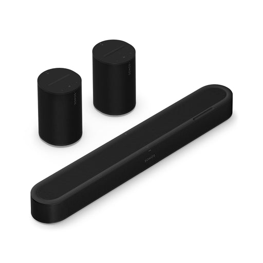 Sonos | Ensemble de son ambiophonique avec Beam Ultra + 2 Era 100 - Noir | 01 | Sonxplus Chibougamau