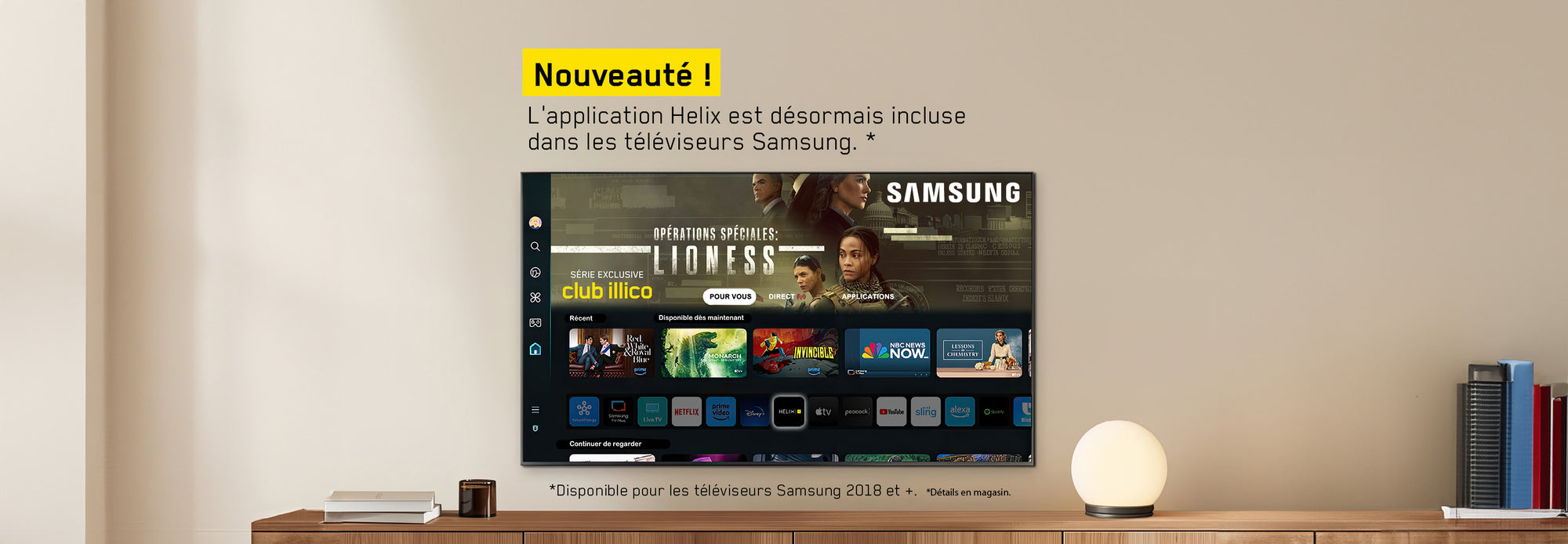 Helix application with Samsung | SONXPLUS Chibougamau