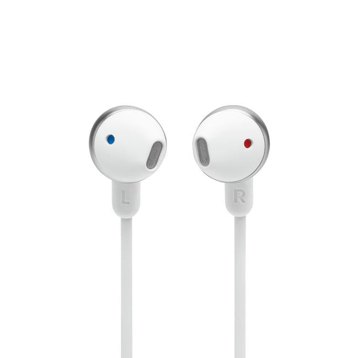 JBL Tune 215BT | Écouteurs sans fil intra-auriculaires - Bluetooth 5.0 - Son JBL Pure Bass - Connexion multi-source - Blanc-Sonxplus Chibougamau