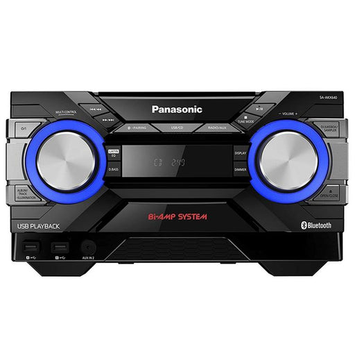 Panasonic SC-AKX640K | Chaîne Stéréo CD - Bluetooth - AIRQUAKE BASS - Bi-Amp - DJ Jukebox - Éclairage LED multicolore-Sonxplus Chibougamau