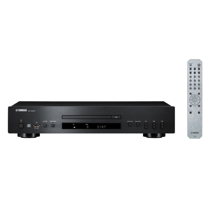 Yamaha CD-S303 | CD Player - High Quality - USB Plug - Pure Direct - Intelligent Digital Servo - Black-Sonxplus Chibougamau