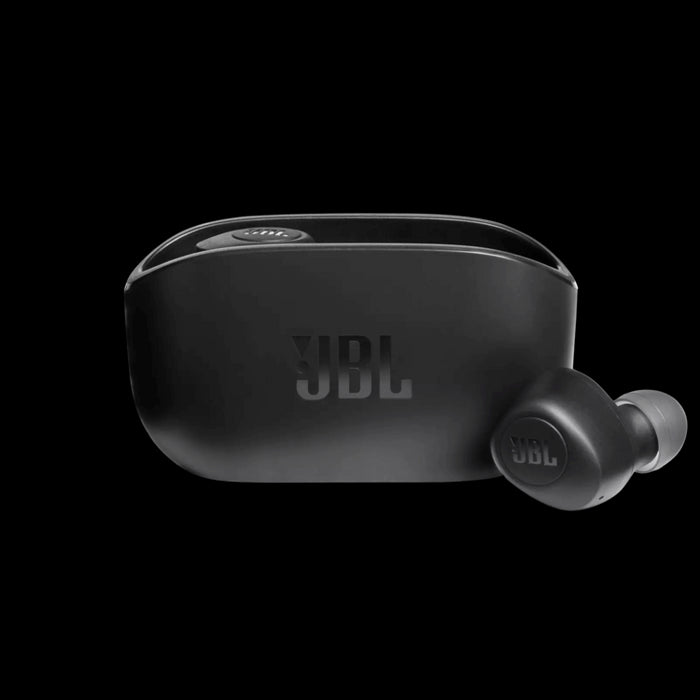 JBL Vibe 100TWS | 100% Wireless In-Ear Headphones - Bluetooth - Sound Isolation - Microphone - Black