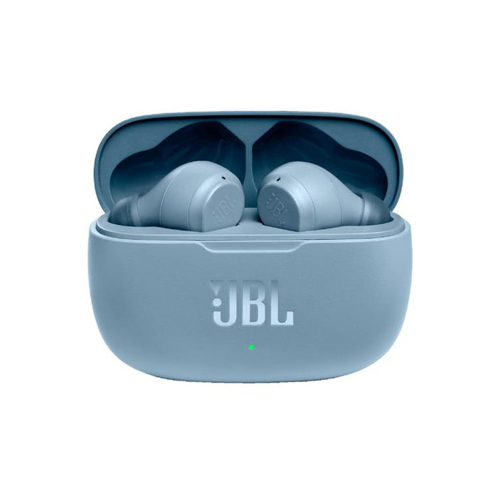 JBL Vibe 200TWS | Écouteurs 100% sans fil intra-auriculaires - Bluetooth - Son JBL Deep Bass - Microphone - Bleu