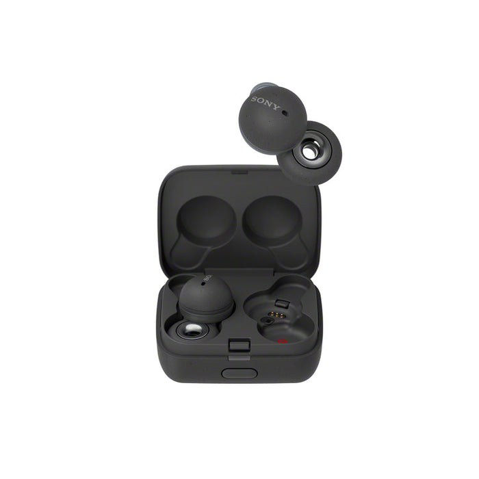 Sony WF-L900 | Écouteurs intra-auriculaires - LinkBuds - 100% Sans fil - Bluetooth - Microphone - Contrôle adaptatif - Jusqu'à 17,5 heures d'autonomie - Gris-Sonxplus Chibougamau