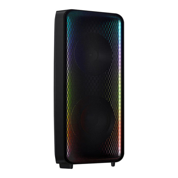 Samsung MX-ST50B | Haut-parleur portable puissant - Tour de son - Bluetooth - 240W - Fonction Karaoké - Lumières à DEL - Connexion Bluetooth multiple - Noir-Sonxplus Chibougamau