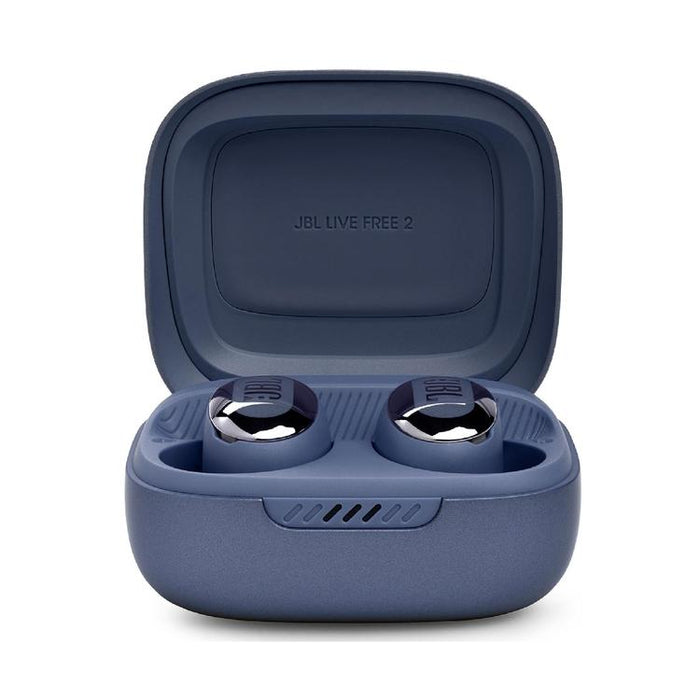 JBL Live Free 2 | In-Ear Headphones - 100% Wireless - Bluetooth - Smart Ambient - Microphones - Blue