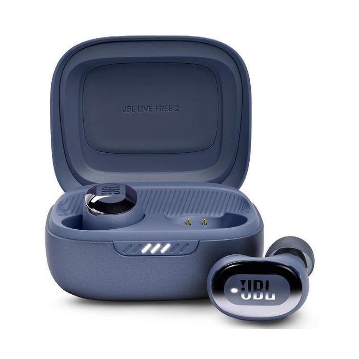 JBL Live Free 2 | Écouteurs intra-auriculaires - 100% Sans fil - Bluetooth - Smart Ambient - Microphones - Bleu