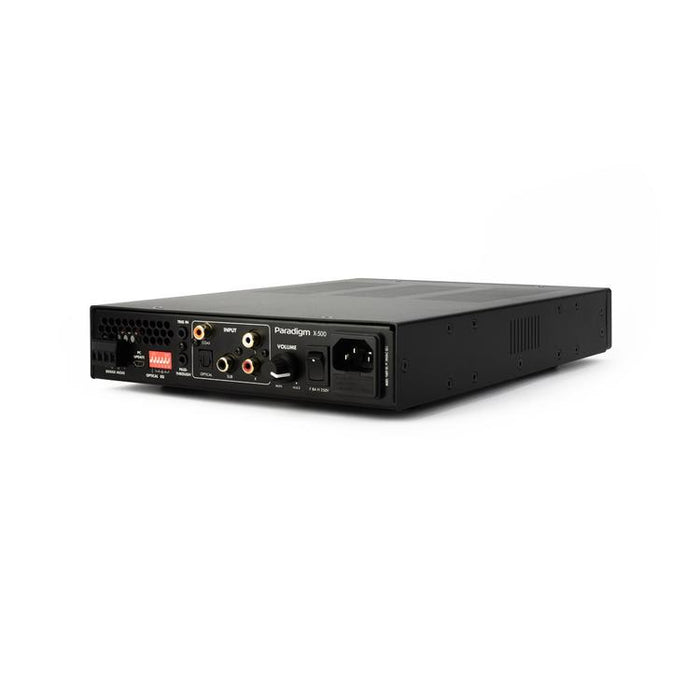 Paradigm X-500 | Stereo Amplifier - 2 channel or bridged single channel - Up to 500 watts of power - Slim - Black-Sonxplus Chibougamau