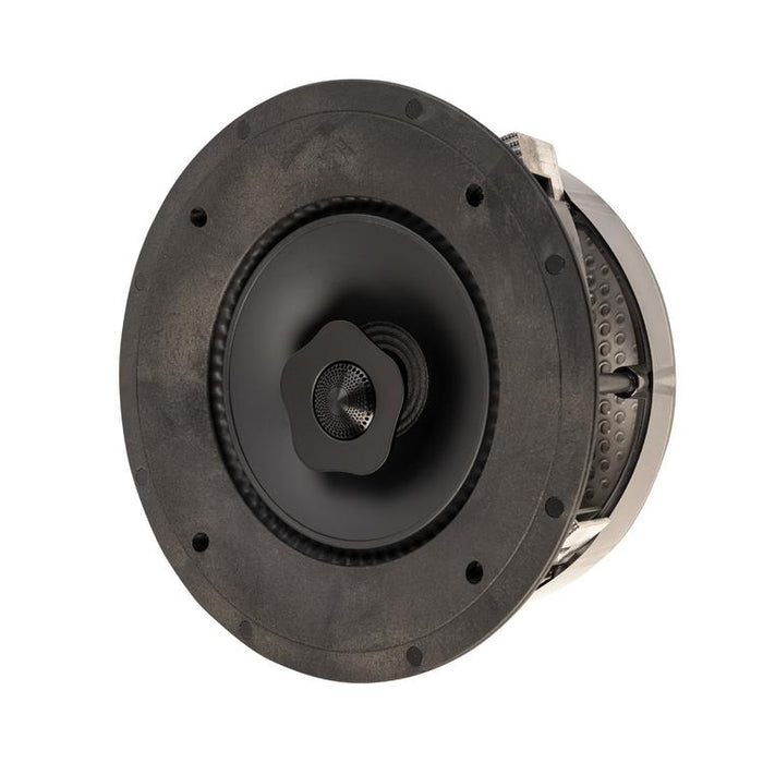 Paradigm CI Elite E80-R V2 | 8" in-ceiling speaker - SHOCK-MOUNT - Black - White surface ready to paint - Unité-Sonxplus Chibougamau