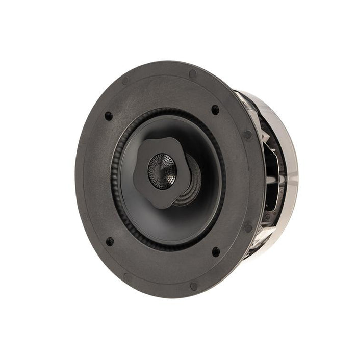 Paradigm CI Elite E65-R V2 | 6-1/2" in-ceiling speaker - SHOCK-MOUNT - Black - White surface ready to paint - Unité-Sonxplus Chibougamau