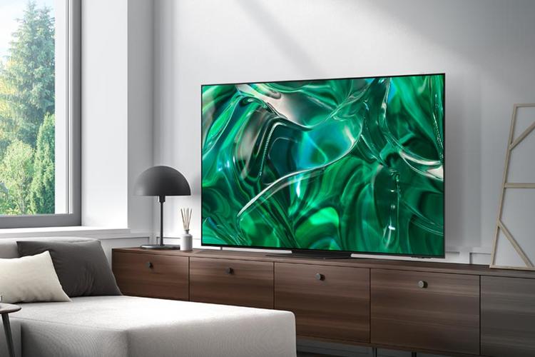 Samsung QN77S95CAFXZC | 77" Smart TV - S95C Series - OLED - 4K - Quantum HDR OLED+-Sonxplus Chibougamau