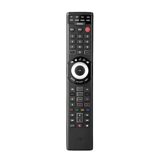 One for All URC7880R | Smart universal remote control for any TV - Smart Series - For 8 devices - Black-Sonxplus Chibougamau