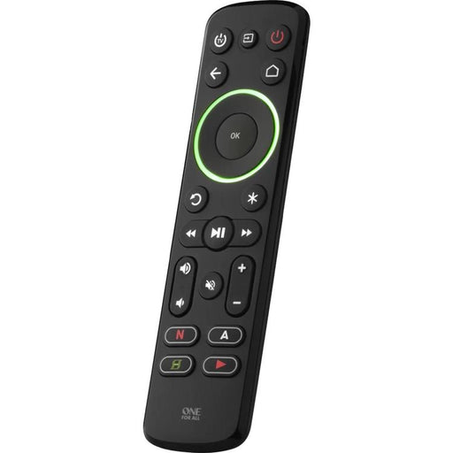 One for All URC7935R | Smart universal remote control for TV, streaming device and soundbar - Smart Series - Black-Sonxplus Chibougamau