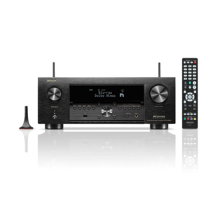 Denon AVR-X4800H | 9.4 channel AV receiver - 8K - Auro 3D - Home theater - HEOS - Black-Sonxplus Chibougamau