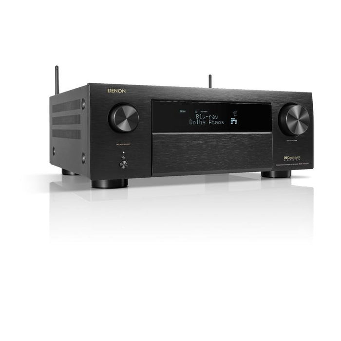 Denon AVR-X4800H | 9.4 channel AV receiver - 8K - Auro 3D - Home theater - HEOS - Black-Sonxplus Chibougamau