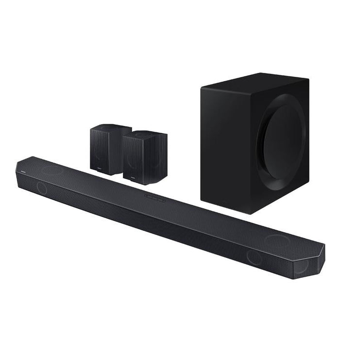 Samsung HW-Q990C | Barre de son - 11.1.4 canaux - Dolby ATMOS sans fil - Avec caisson de graves sans fil et Haut-parleurs arrière inclus - Série Q - 656W - Noir-Sonxplus Chibougamau