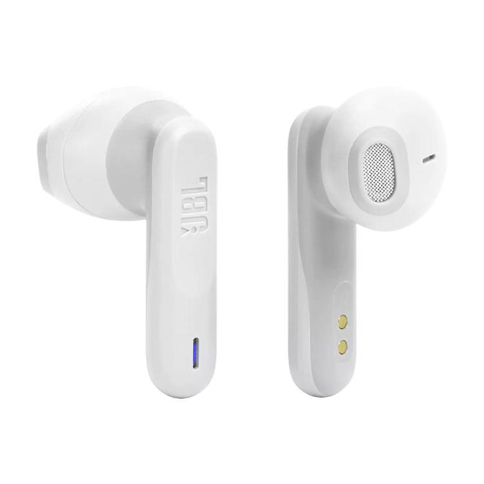 JBL Vibe Flex | In-Ear Headphones - Wireless - Bluetooth - Stick-open design - Smart Ambient Technology - White-Sonxplus Chibougamau