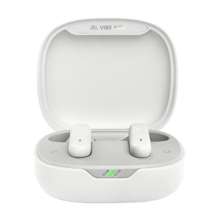 JBL Vibe Flex | In-Ear Headphones - Wireless - Bluetooth - Stick-open design - Smart Ambient Technology - White-Sonxplus Chibougamau