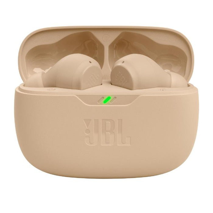 JBL Vibe Beam | Écouteurs intra-auriculaires - Sans fil - Bluetooth - Technologie Smart Ambient - Beige-Sonxplus Chibougamau