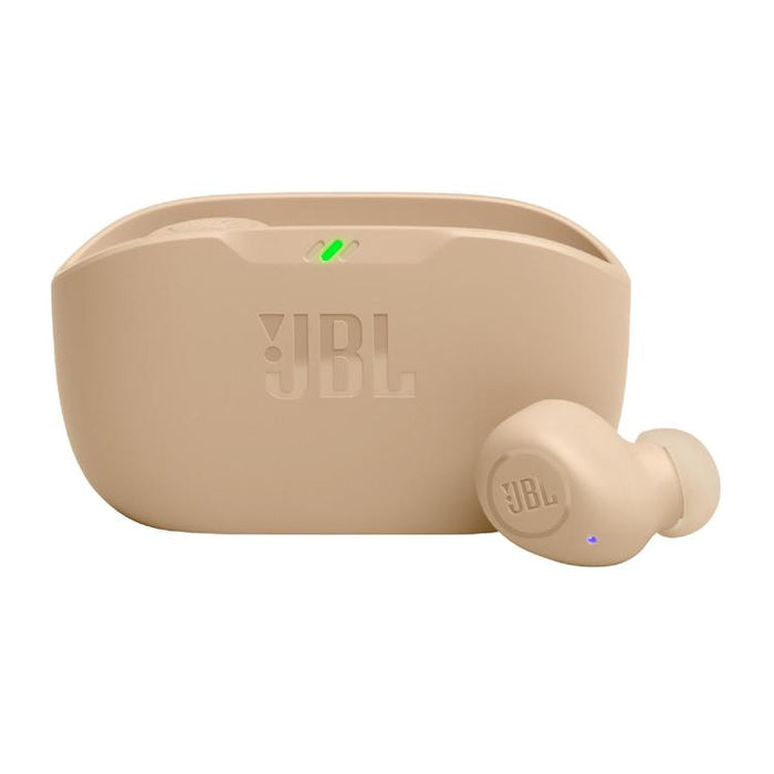 JBL Vibe Buds | Écouteurs intra-auriculaires - Sans fil - Bluetooth - Technologie Smart Ambient - Beige-Sonxplus Chibougamau