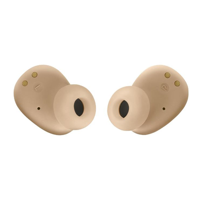 JBL Vibe Buds | Écouteurs intra-auriculaires - Sans fil - Bluetooth - Technologie Smart Ambient - Beige-Sonxplus Chibougamau