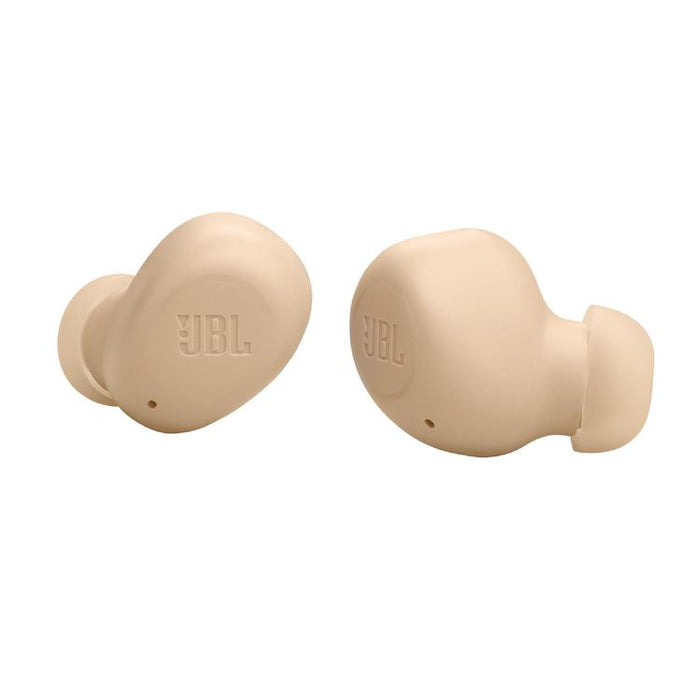 JBL Vibe Buds | Écouteurs intra-auriculaires - Sans fil - Bluetooth - Technologie Smart Ambient - Beige-Sonxplus Chibougamau