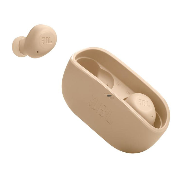 JBL Vibe Buds | Écouteurs intra-auriculaires - Sans fil - Bluetooth - Technologie Smart Ambient - Beige-Sonxplus Chibougamau