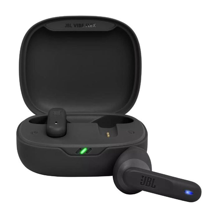 JBL Vibe Flex | Écouteurs intra-auriculaires - Sans fil - Bluetooth - Conception Stick-open - Technologie Smart Ambient - Noir-Sonxplus Chibougamau