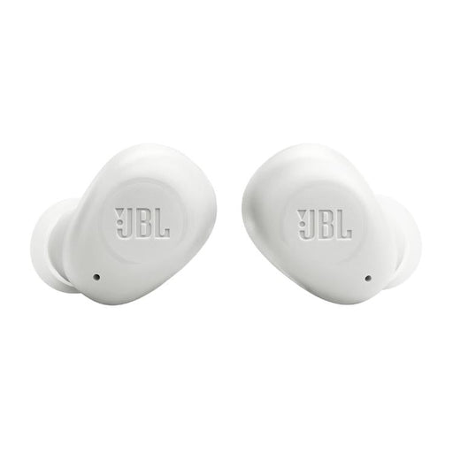 JBL Vibe Buds | In-Ear Headphones - Wireless - Bluetooth - Smart Ambient Technology - White-Sonxplus Chibougamau