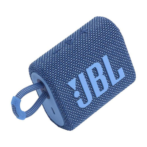 JBL Go 3 Eco | Mini Haut-parleur - Ultra-portable - Bluetooth - IP67 - Bleu-Sonxplus Chibougamau