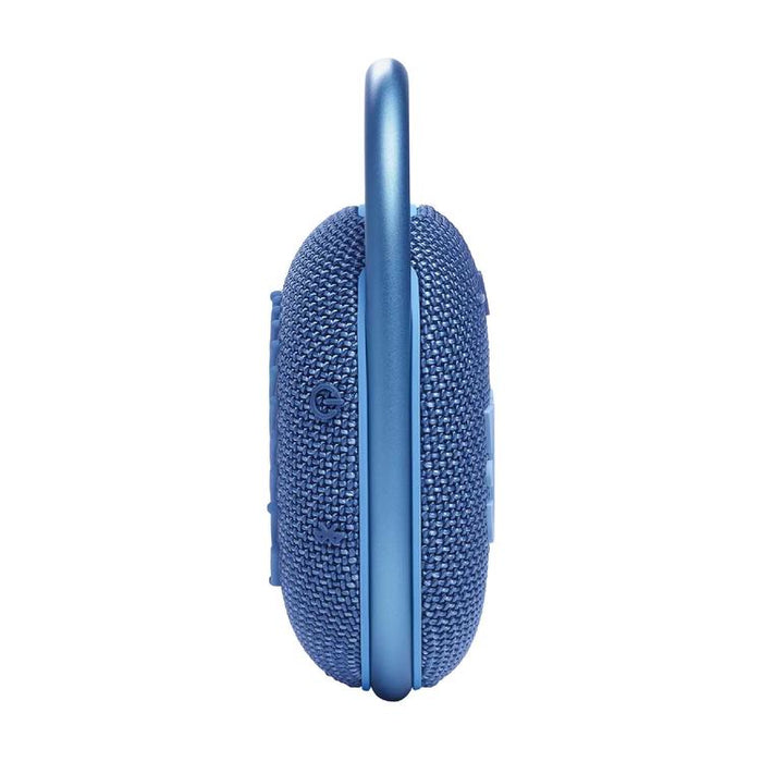 JBL Clip 4 Eco | Speaker - Ultra-portable - Waterproof - Bluetooth - Carabiner - Blue-Sonxplus Chibougamau