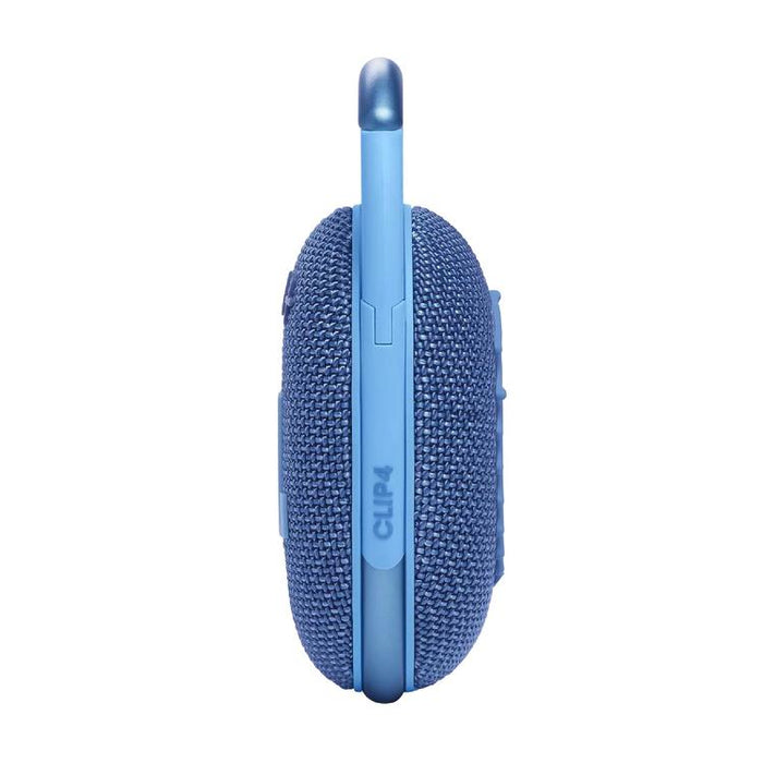 JBL Clip 4 Eco | Speaker - Ultra-portable - Waterproof - Bluetooth - Carabiner - Blue-Sonxplus Chibougamau