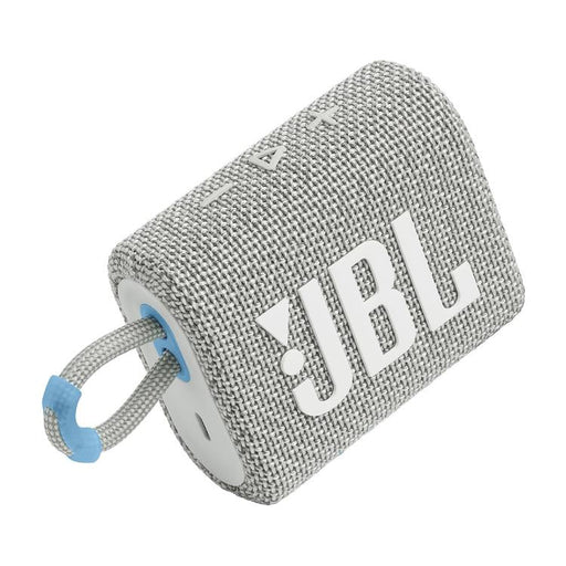 JBL Go 3 Eco | Mini Haut-parleur - Ultra-portable - Bluetooth - IP67 - Blanc-Sonxplus Chibougamau