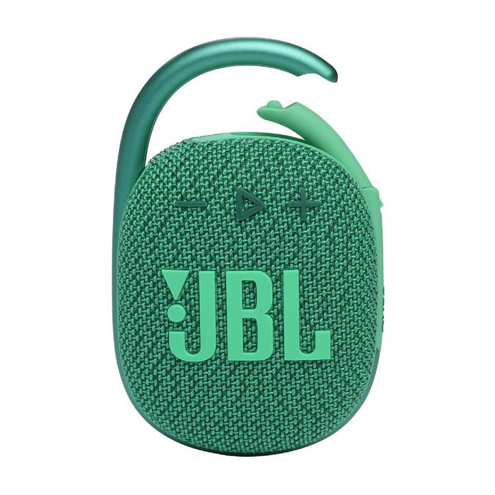 JBL Clip 4 Eco | Speaker - Ultra-portable - Waterproof - Bluetooth - Integrated carabiner - Green-Sonxplus Chibougamau