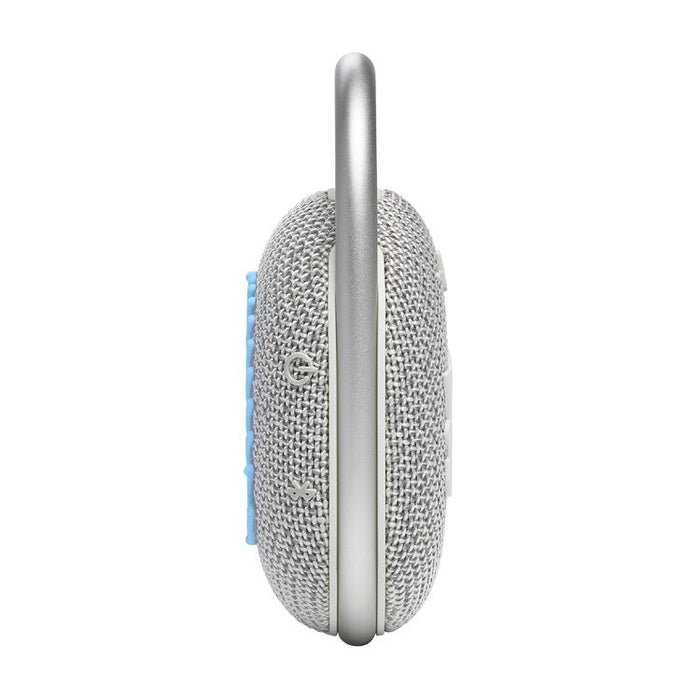 JBL Clip 4 Eco | Haut-parleur - Ultra-portable - Étanche - Bluetooth - Mousqueton intégré - Blanc-Sonxplus Chibougamau