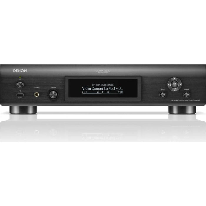 Denon DNP-2000NE | Lecteur réseau Haute Résolution - HEOS intégré - Wi-fi - Noir-Sonxplus Chibougamau