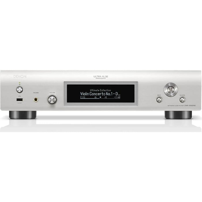 Denon DNP-2000NE | Lecteur réseau haute résolution - HEOS intégré - Wi-fi - Argent-Sonxplus Chibougamau