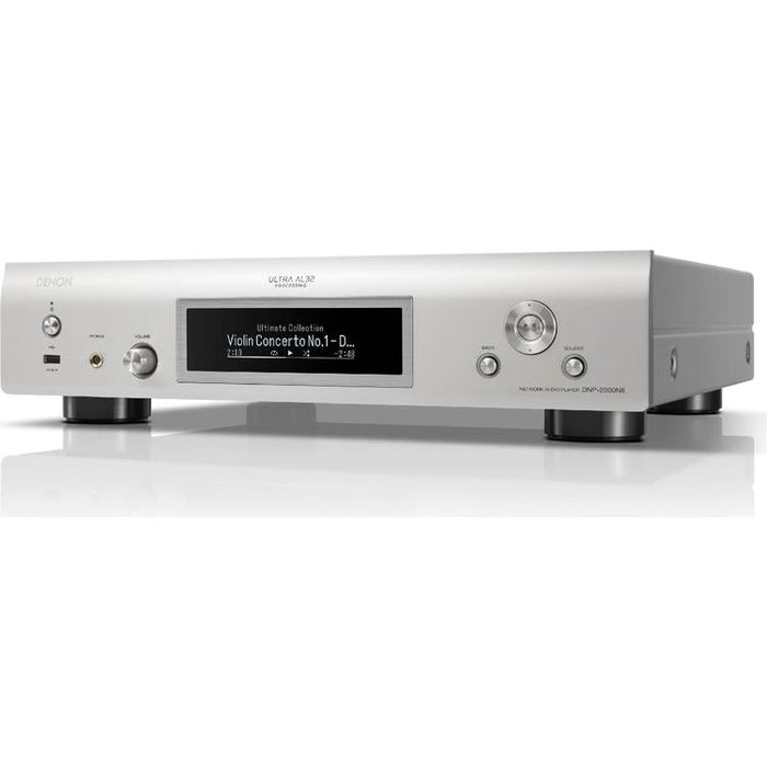 Denon DNP-2000NE | Lecteur réseau haute résolution - HEOS intégré - Wi-fi - Argent-Sonxplus Chibougamau